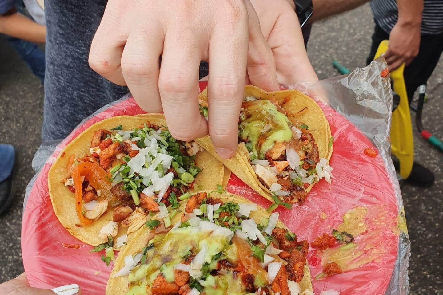 traditional street tacos