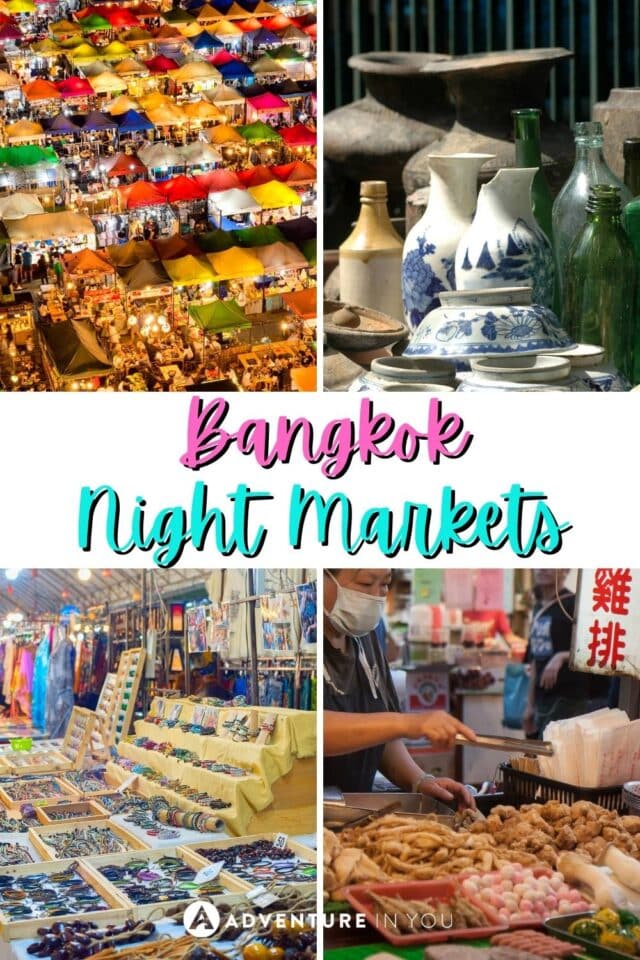 Bangkok Night Markets | If you're planning a trip to Bangkok and looking for a way to experience the city's vibrant atmosphere and unique culture, look no further than Bangkok night markets. In this article, we'll explore some of the top Bangkok night markets, including the popular Chatuchak Weekend Market and the unique Talad Rod Fai Ratchada.  #bangkoknightmarkets #bankokthailand