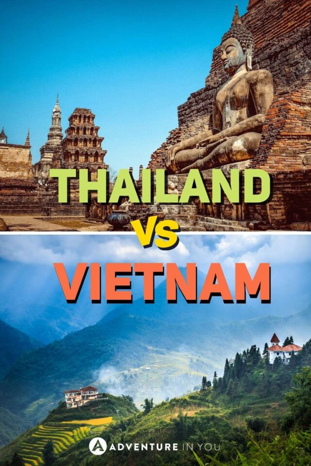 Thailand vs. Vietnam: A Comparison Guide | Trying to decide between Thailand vs. Vietnam for your next trip to Southeast Asia? Click here to see our complete guide details. #travelthailand #travelvietnam