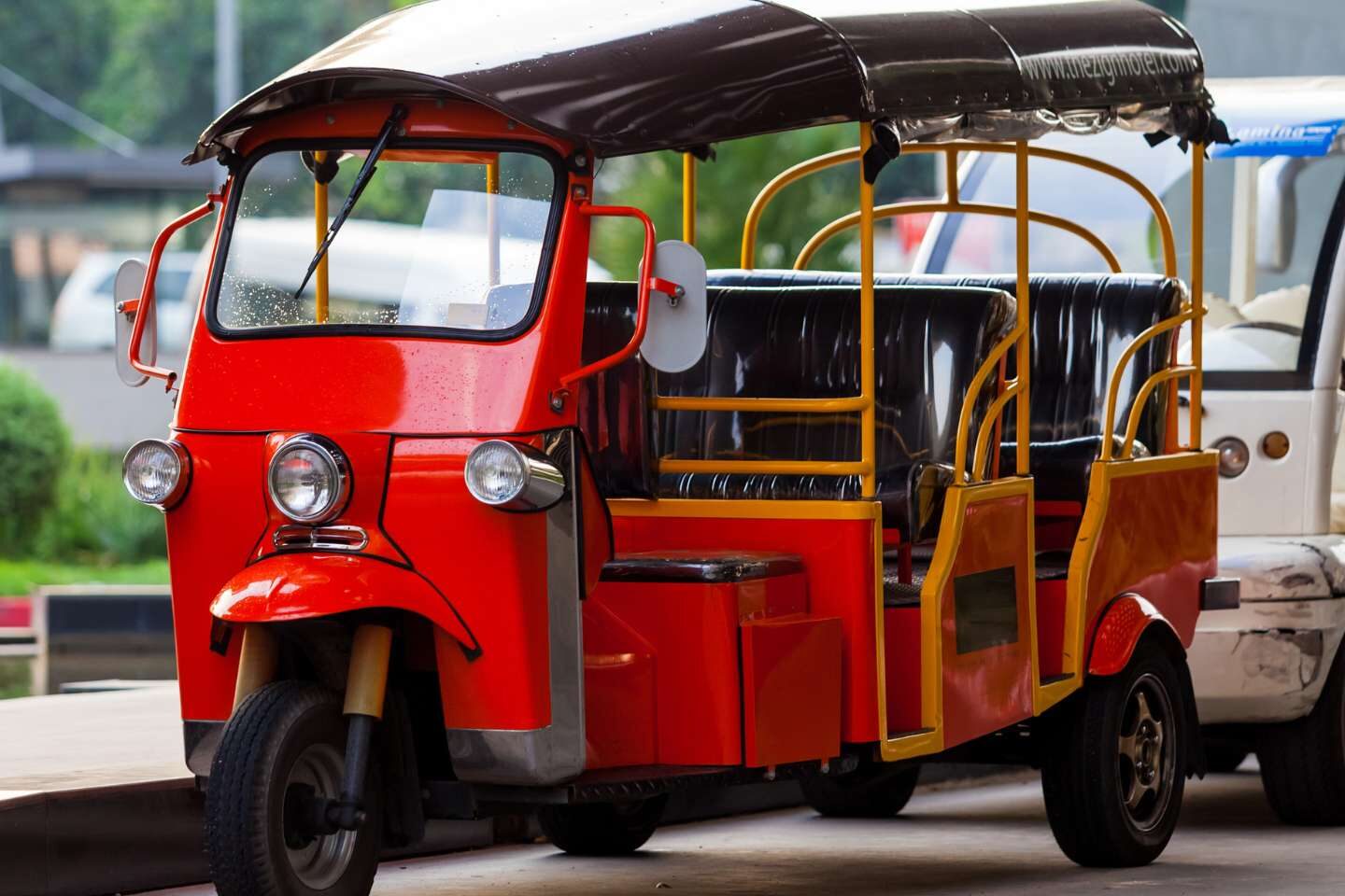 Popular tuktuk vehicle in Thailand
