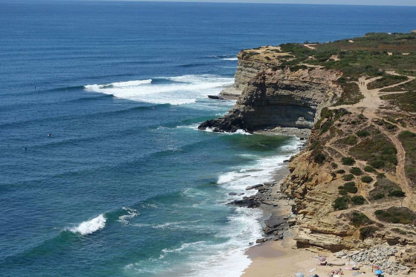 Beautiful ocean of Ericeira, Portugal
