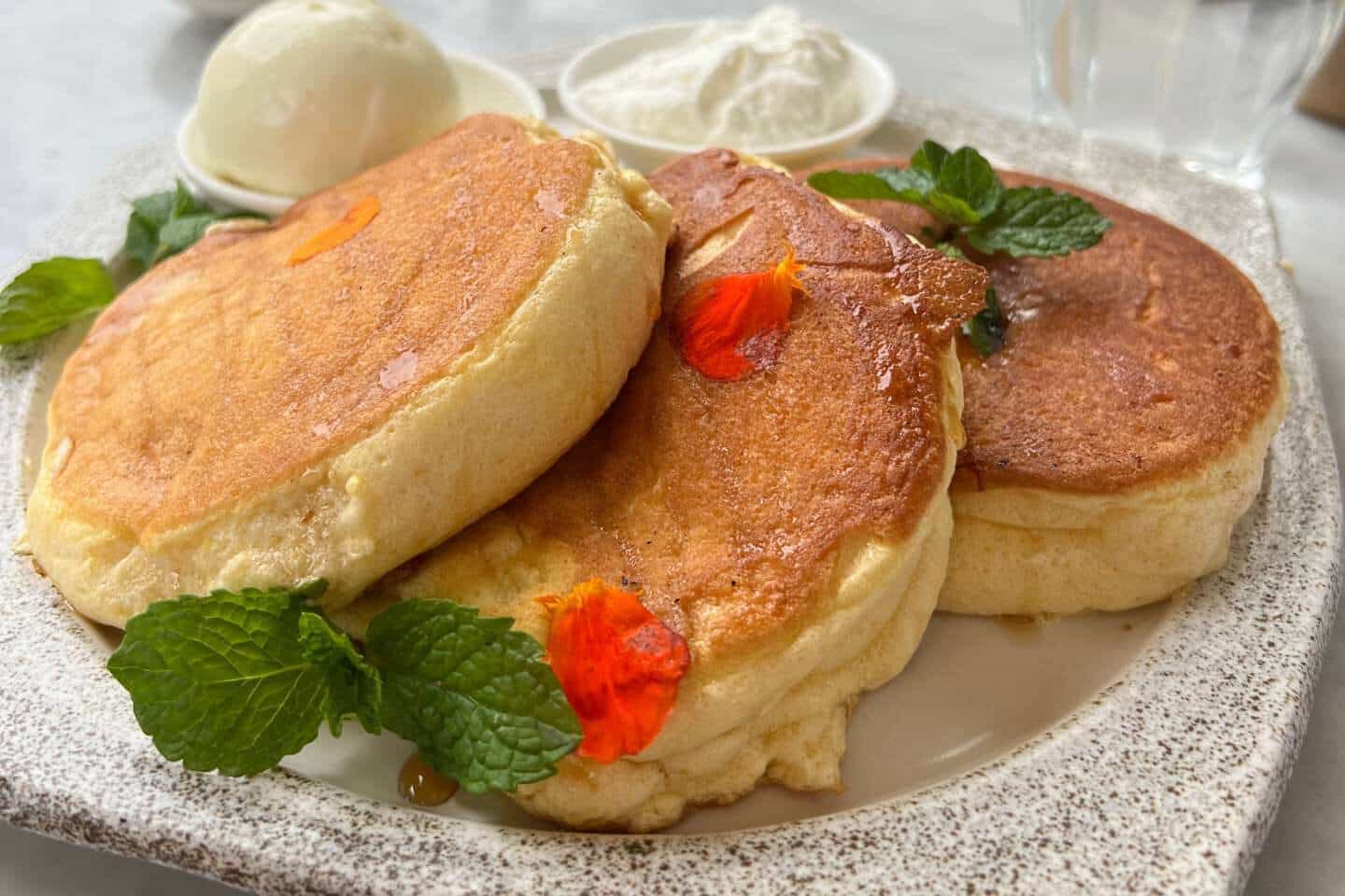 Delicious pancakes at Gooseberry