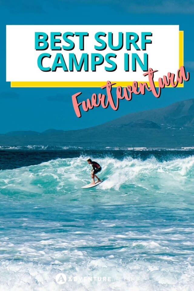 10 Best Surfing Camps in Fuerteventura: A Surfer’s Guide (2023) | Looking for the best surf camps in Fuerteventura? Click here to see our complete guide details. #travelfuerteventura #travelspain
