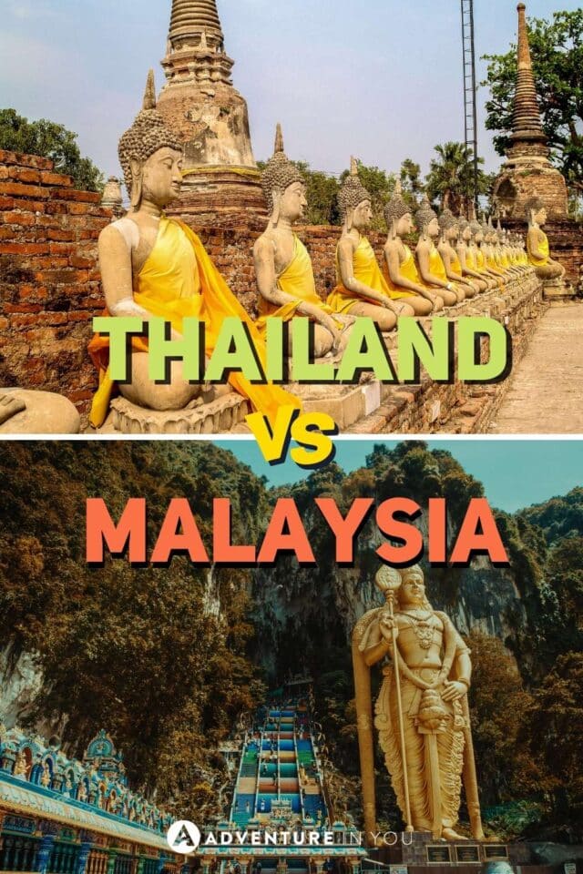 Thailand vs Malaysia: A Comparison Guide | Trying to decide between Thailand vs Malaysia for your next trip to Southeast Asia? Click here to see our complete guide details. #travelthailand #travelmalaysia
