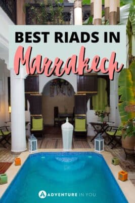 Marrakech Morroco | If you’re planning a trip to Morocco, hands down you need to check out the riads in Marrakech. in this article, I will share with you my top picks for the best Riads in Marrakech.  #marrakech #riadsinmarrakech #marrakechmorroco