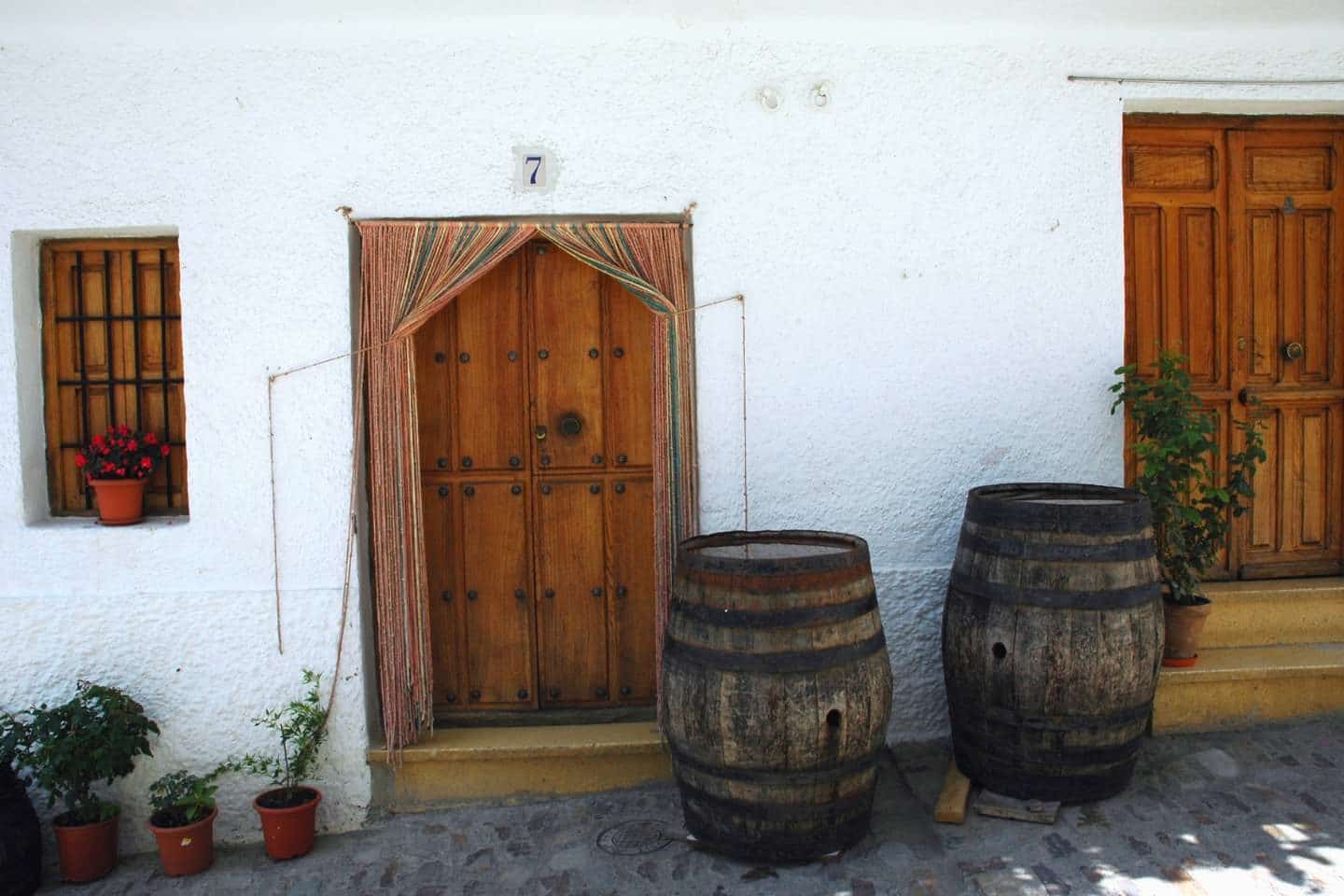 barrel of wine in andalucia spain