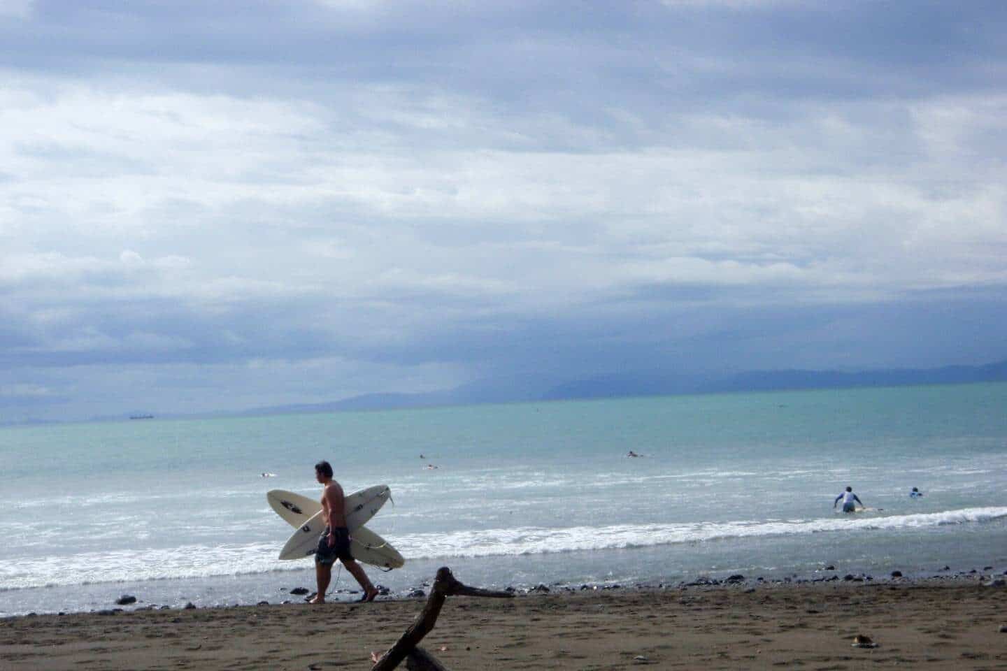 Surfers in Playa Hermosa Costa Rica