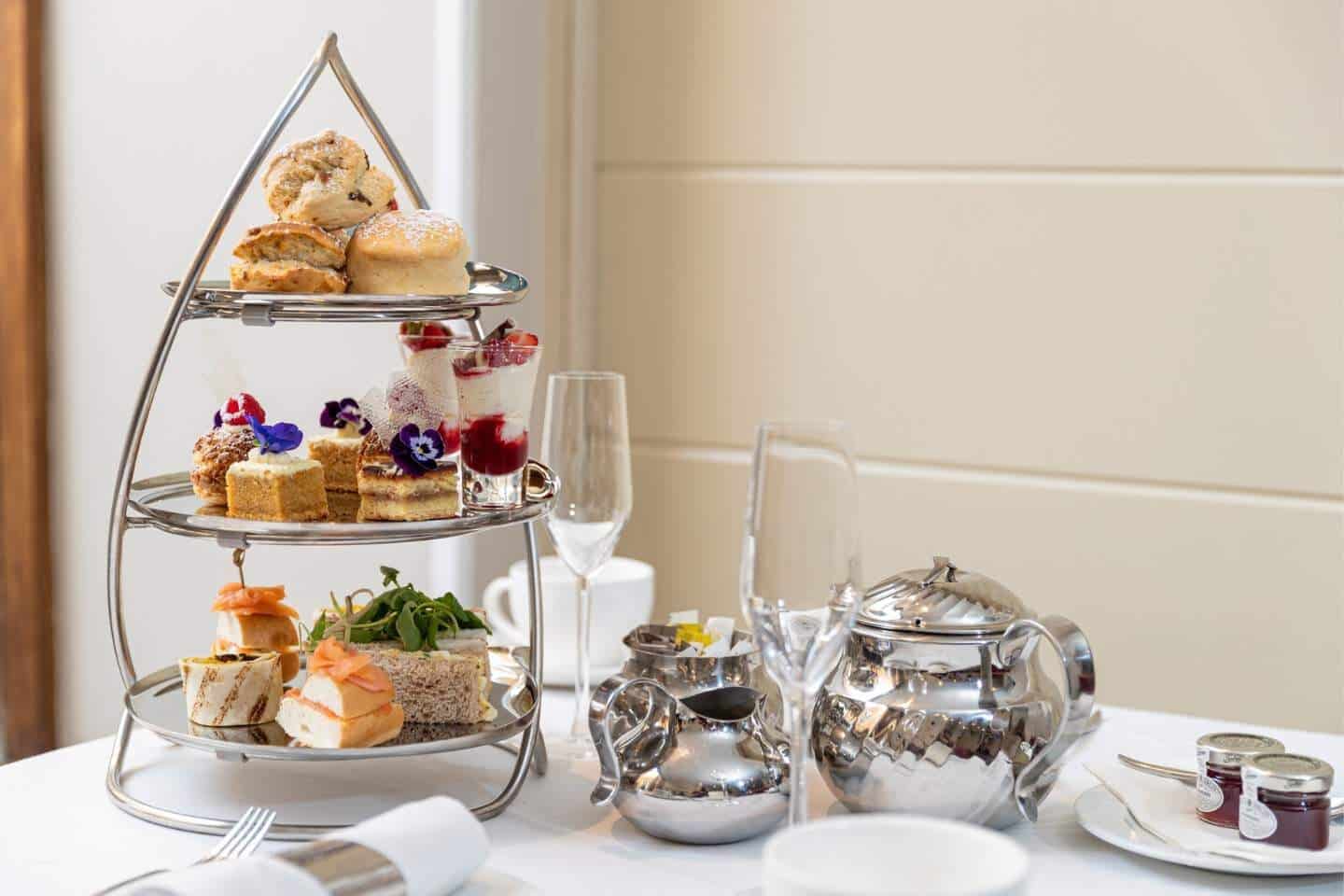 Afternoon tea at Cotswold House Hotel