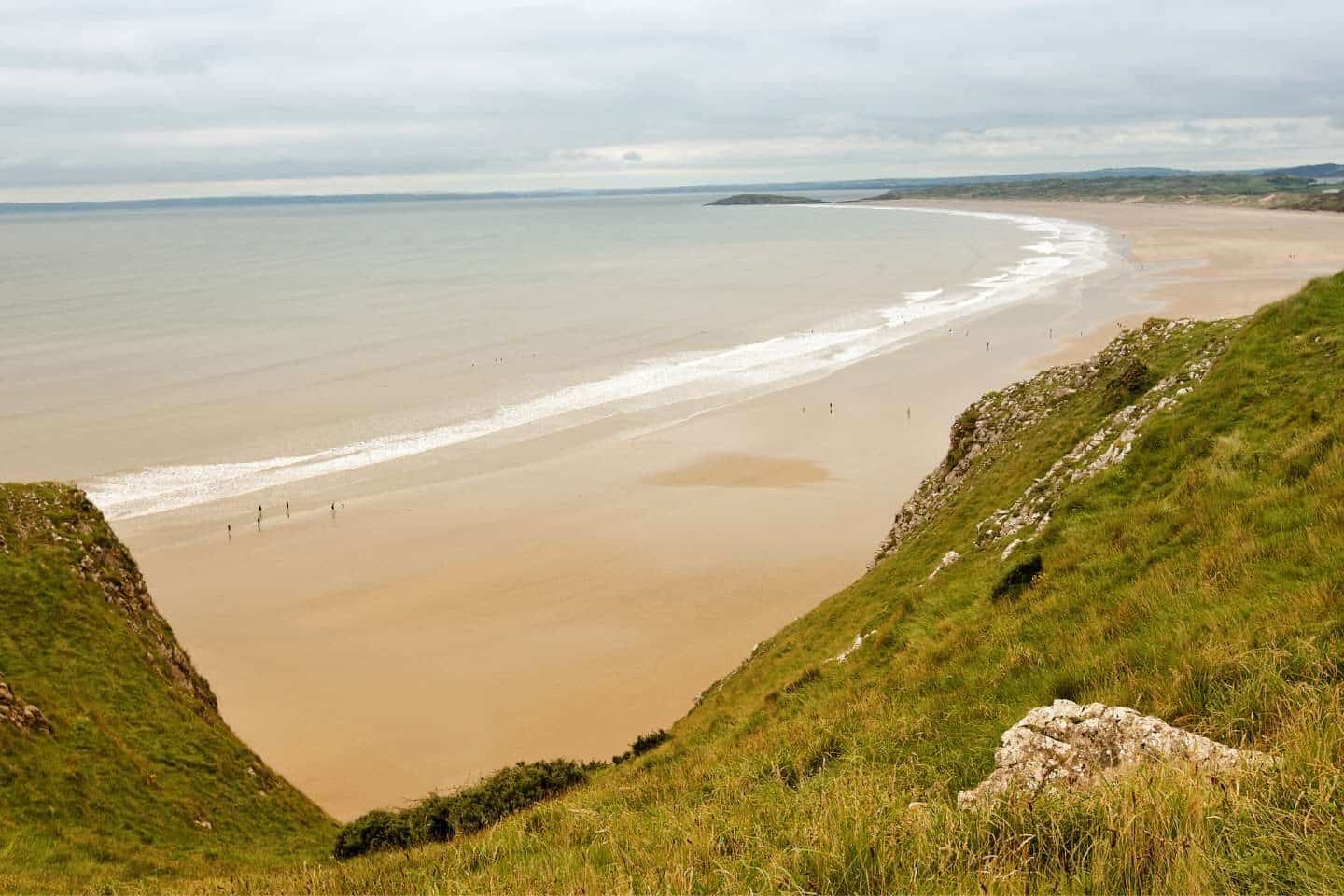 Llangennith Beach on the Gower Peninsula in Wales