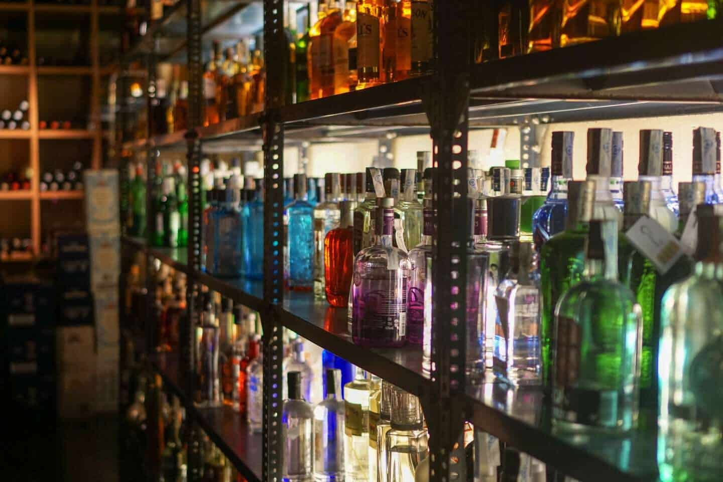 barcelona bar with liquors