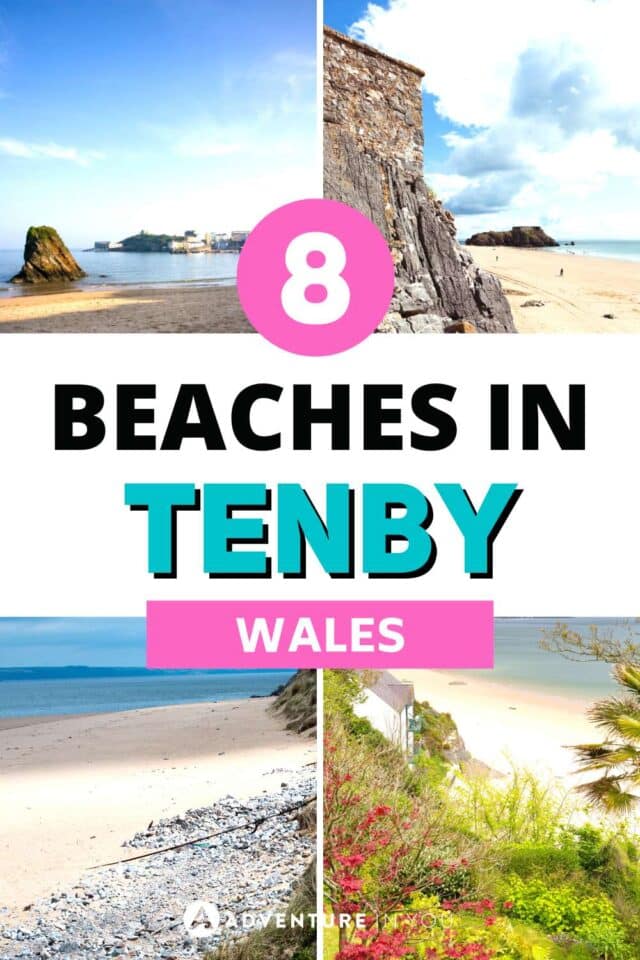 8 Best Beaches in Tenby, Wales | Explore and experience the beautiful beaches of Tenby, Wales. #TenbyAdventures #travelUK