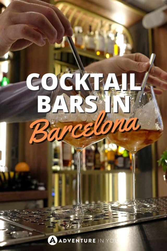 14 Must Visit Cocktails Bars in Barcelona | Explore and experience the best cocktail bars in Barcelona that you must visit! #BarcelonaAdventures #travelSpain