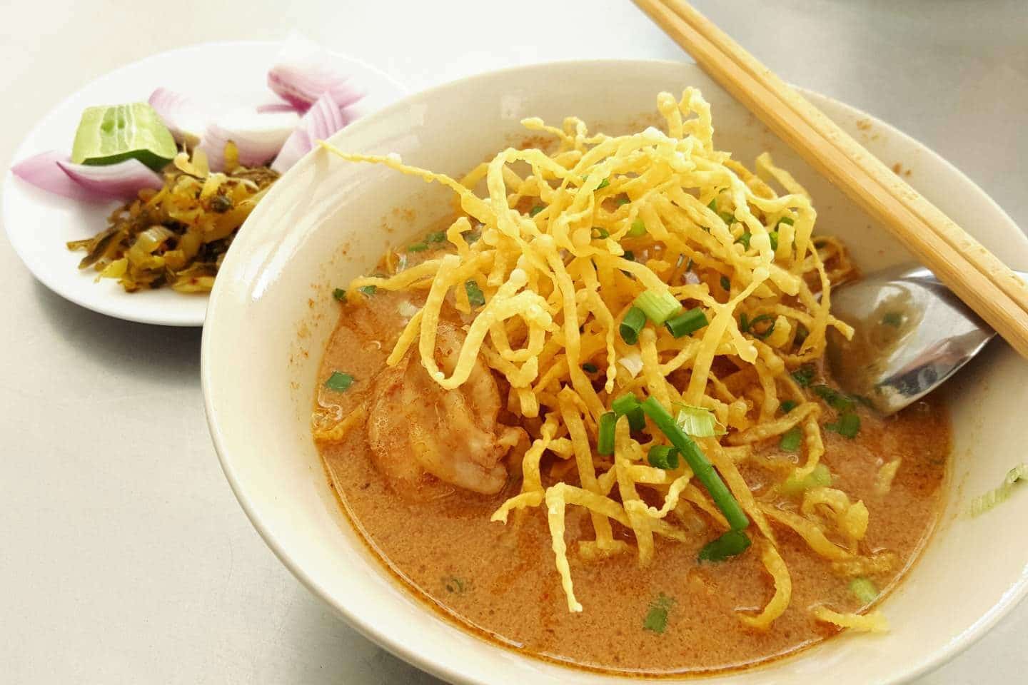 Khao Soi local food in Chiang Mai