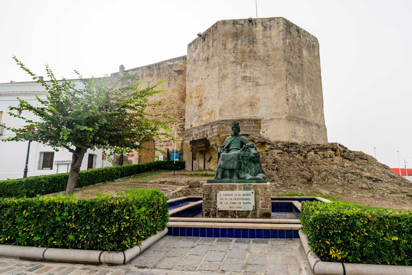 Monument in Tarifa, Spain