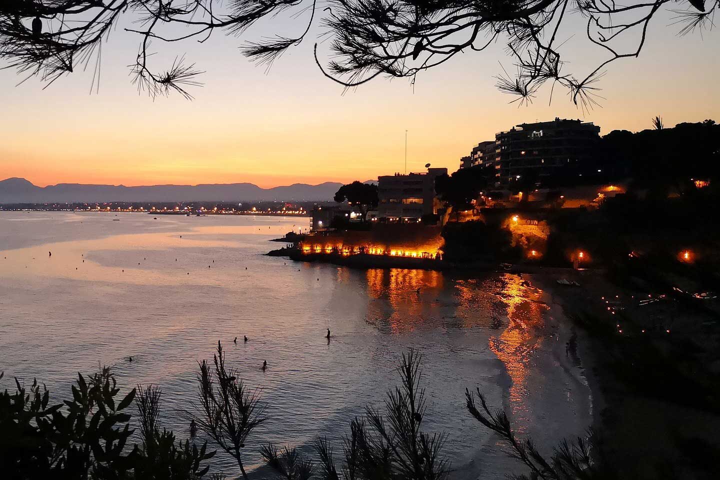 Sunset in Salou, Spain